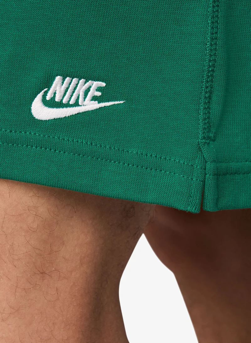 Nike MALACHITE/(WHITE) Club Knit Shorts for Men | Best Price UAE